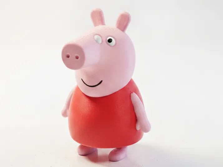 Peppa Pig Figurine Cartoon Character 3D Printable