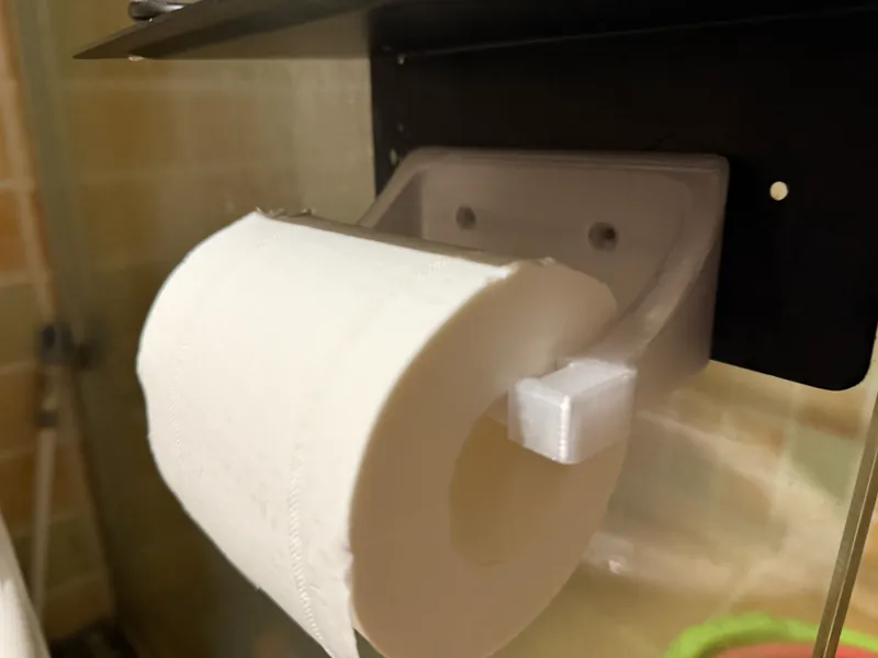 卷筒纸支架加固版(100mm宽卷纸)|Paper roll holder  (100mm wide)