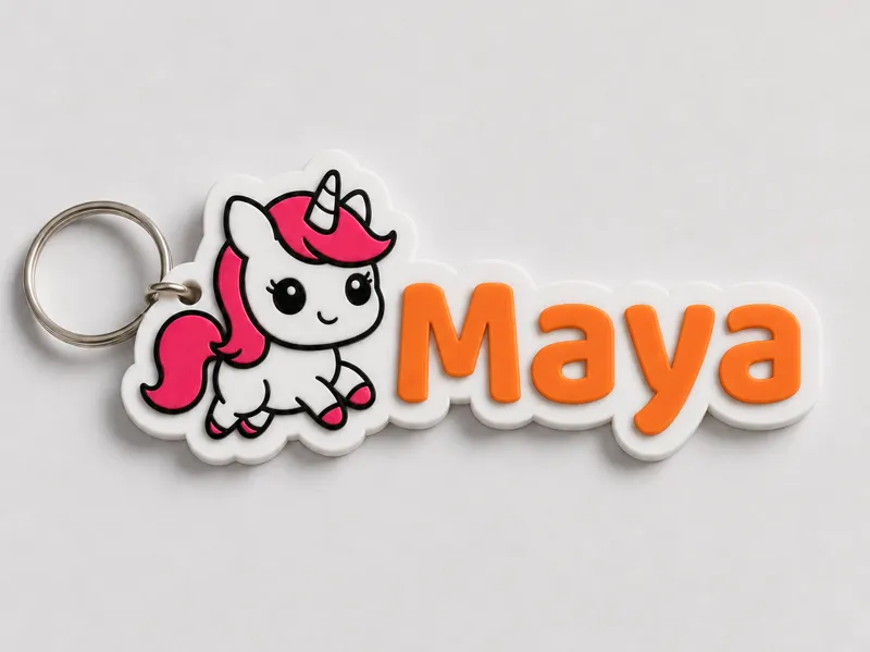 Maya's unicorn keychain