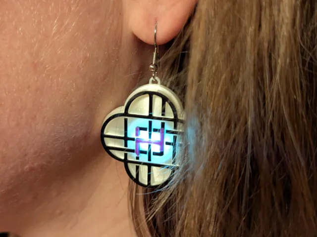 Huntrix earrings with LED - Kpop earrings