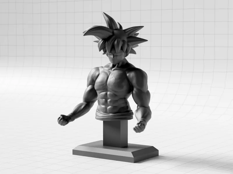 Goku Bust with Stand from Dragon Ball 