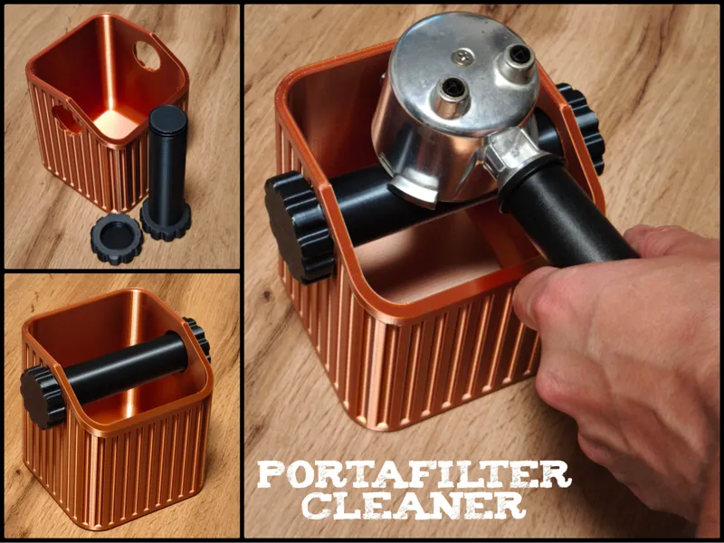 PORTAFILTER CLEANER - EASY PRINT, ASSEMBLY e CLEAN