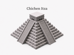 CHICHEN ITZA ANCIENT MAYA TEMPLE MINIATURE