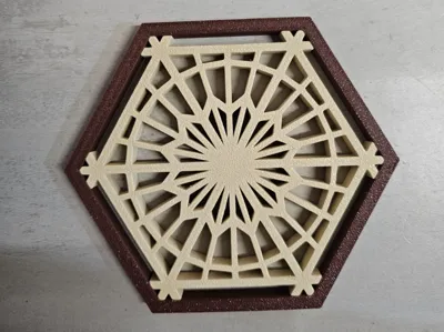 Kumiko Window Grille - Dahlia - Assembly