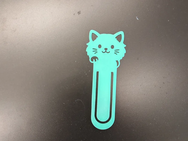 Fluffy Cat Bookmark
