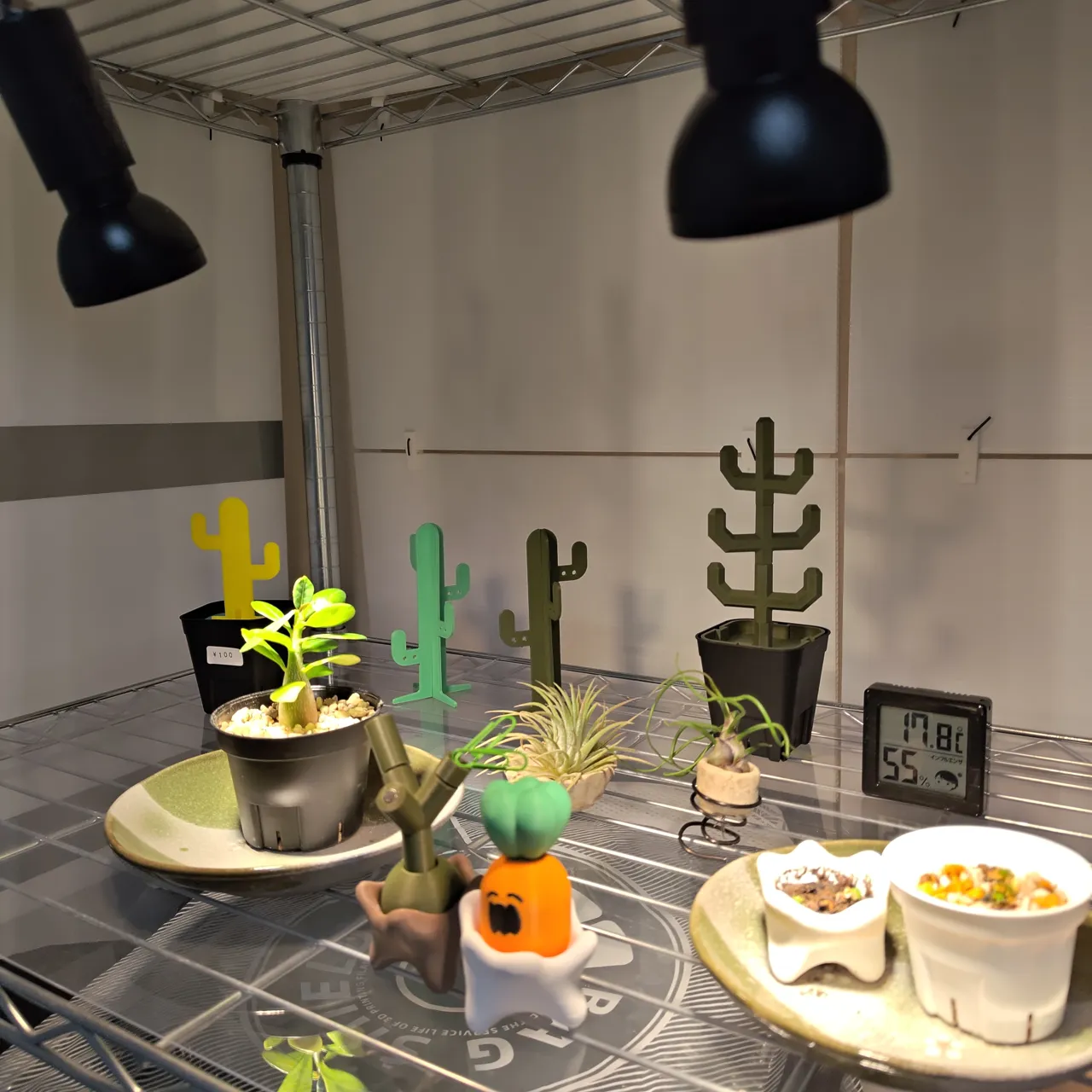 Cactus Ring & Earring Stand view 4