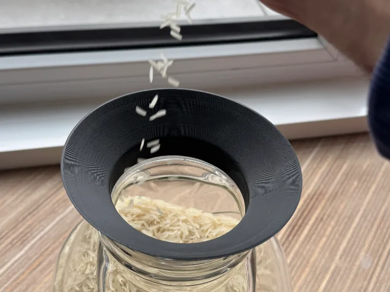 Wide Funnel Kitchen widemouth rice coffee beans
