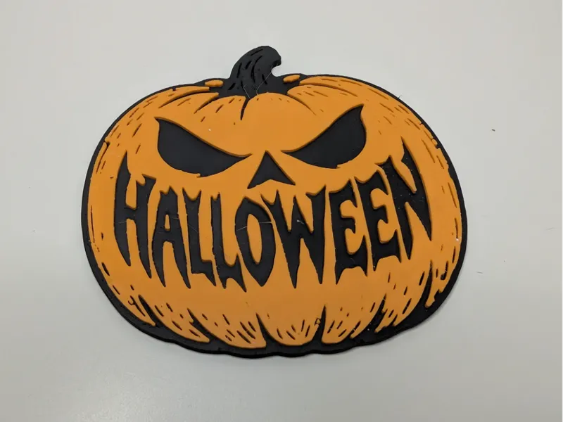 Pumpkin Coasters - Spooky “HALLOWEEN” Design