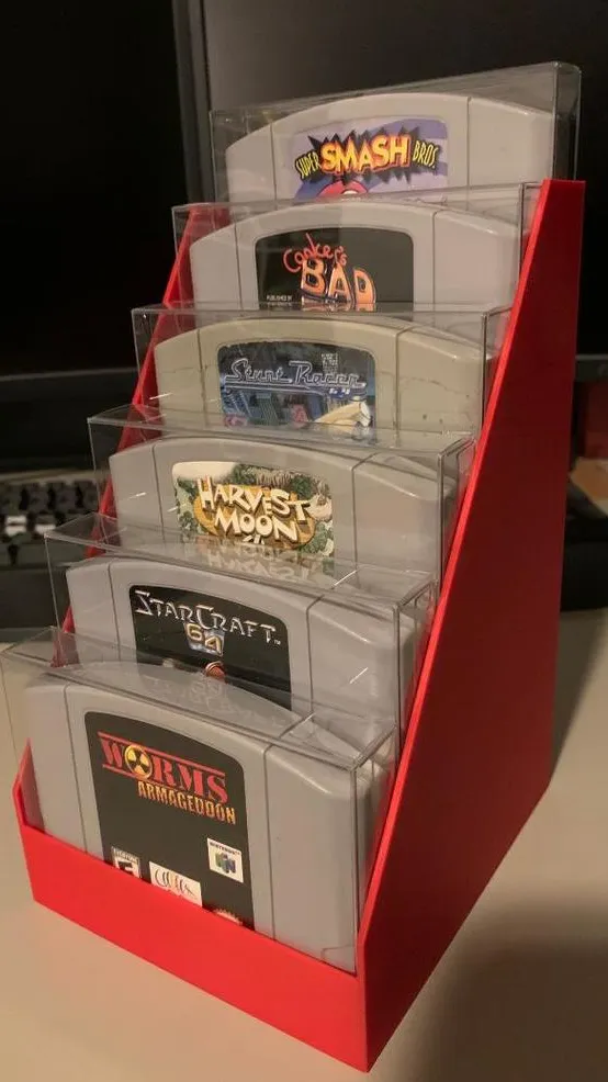 N64 Cartridge Stand (For Protectors)