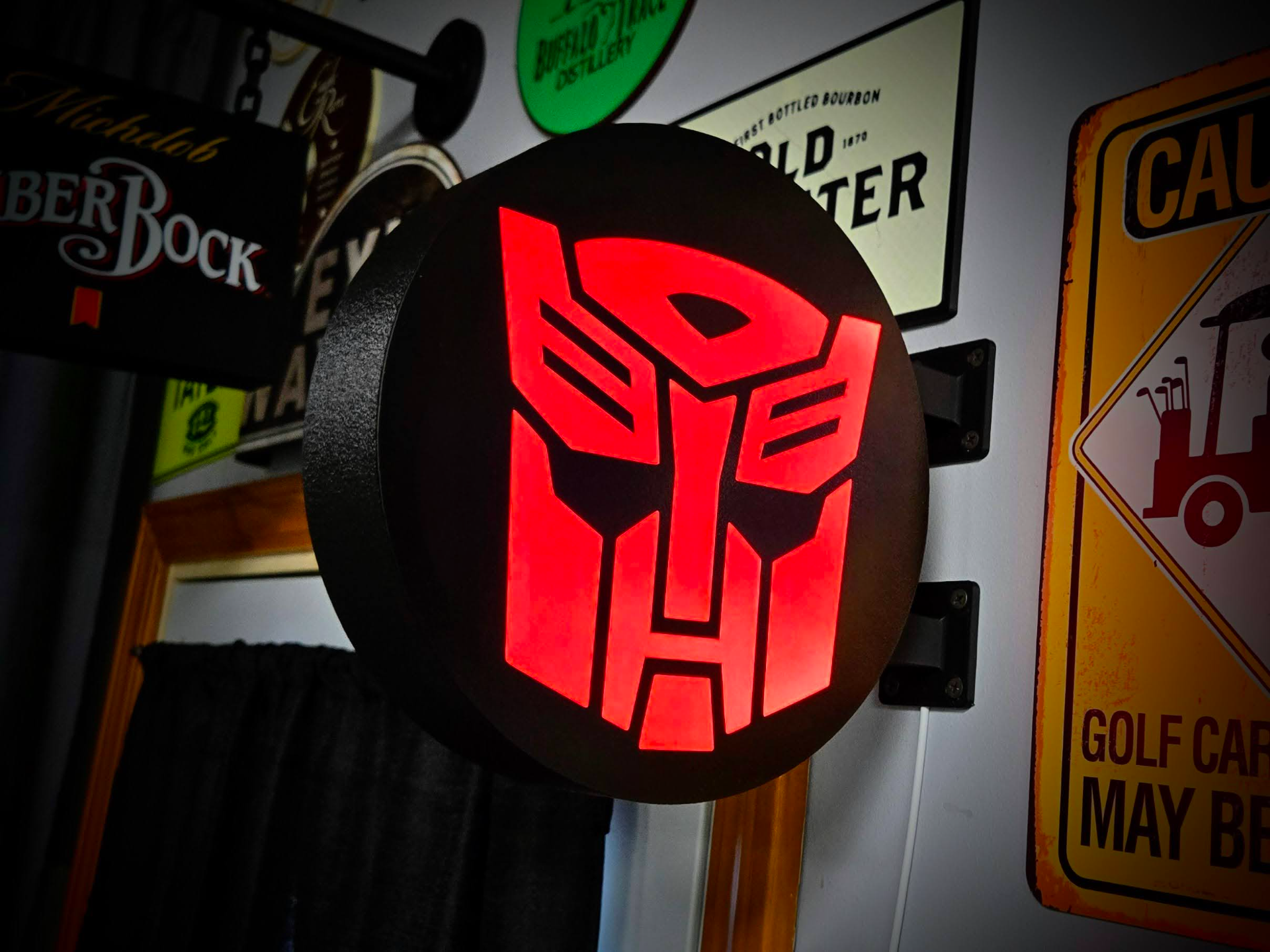 AUTOBOTS Transformers ~ 2-SidedRound Lightbox Sign