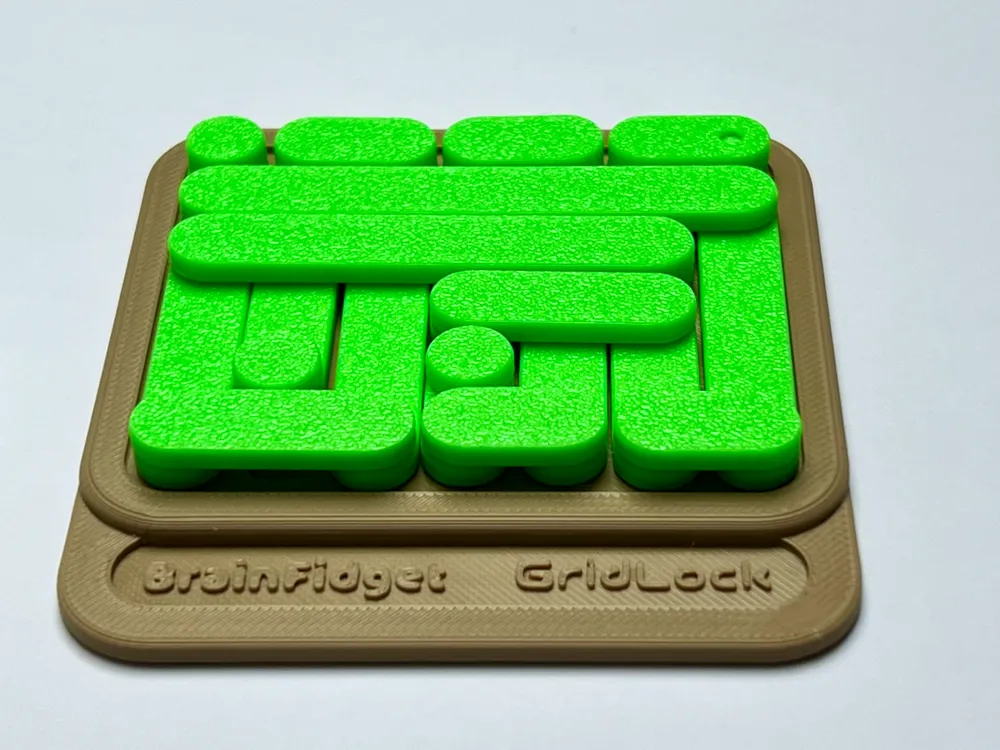 Brain Fidget - Gridlock by BogdanS MakerWorld: Download Free 3D Models