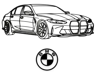 BMW M3 Wall Art 