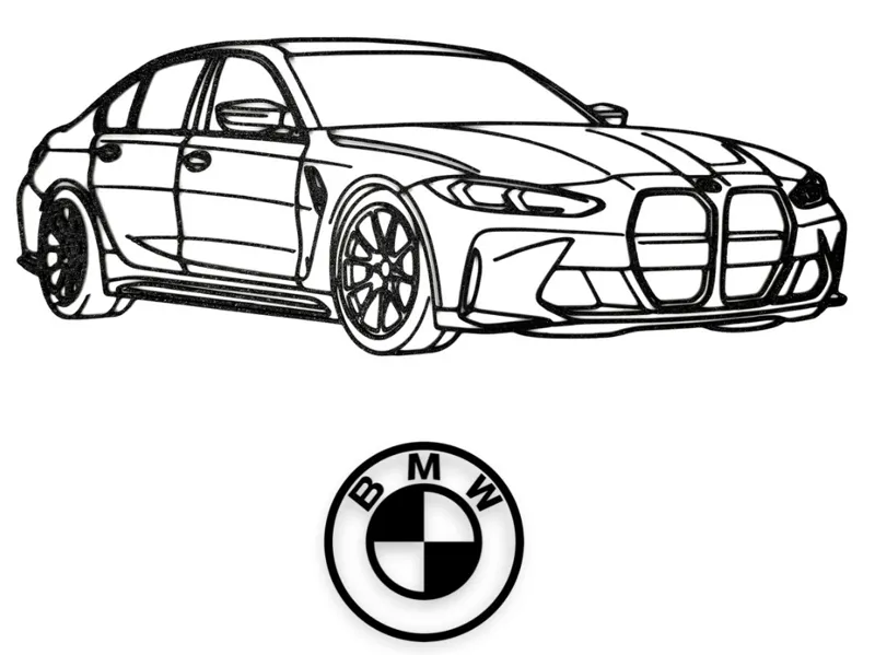 BMW M3 Wall Art 
