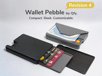 cash wallet 3d print model download - MakerWorld