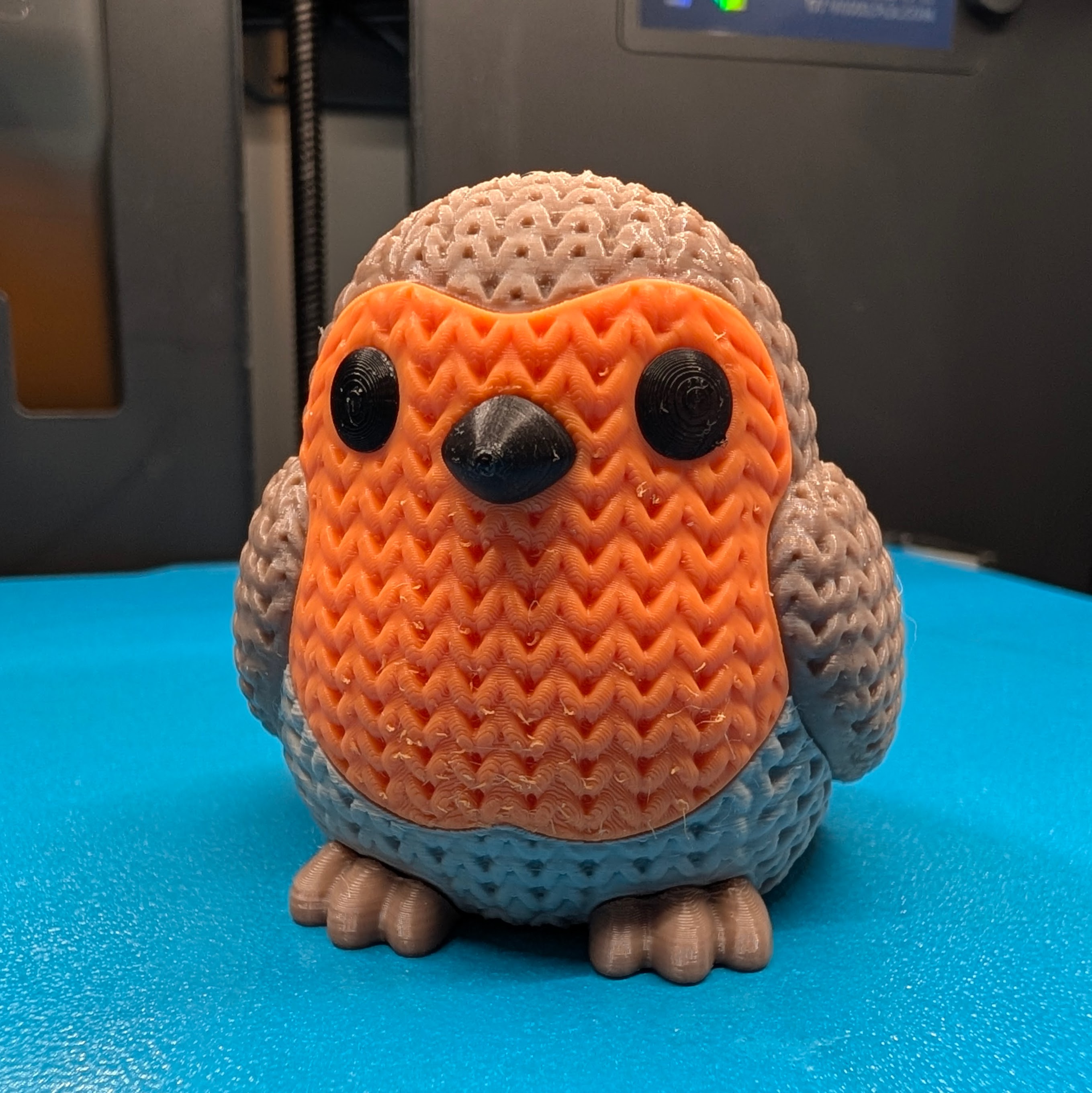 Miniatura 3 do modelo 3D Knitted Robin Bird