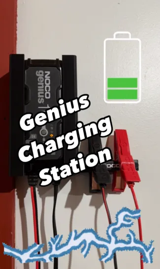 NOCO Genius 10 Battery Charger Wall Rack