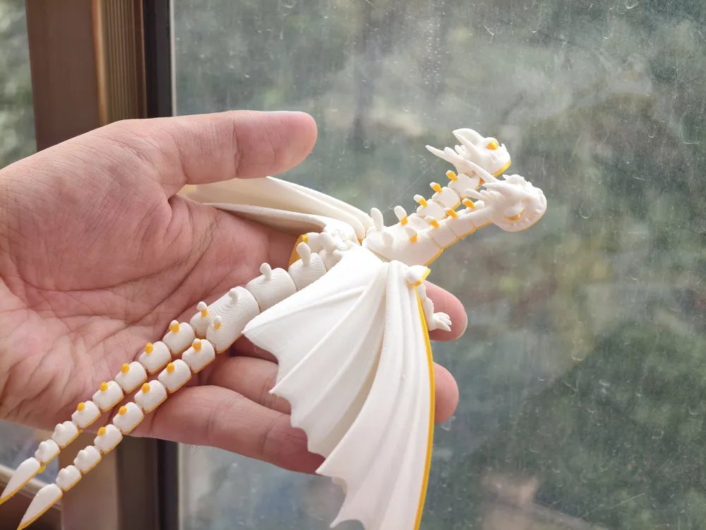 Spezielles Design, zweiköpfige Drachenfigur, dekoratives Sammlerstück