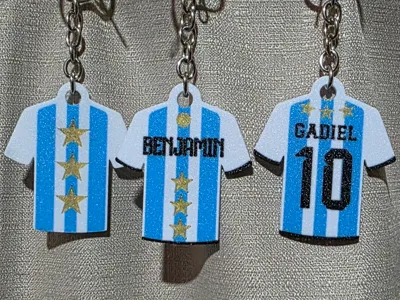 Argentina Shirt Keychain