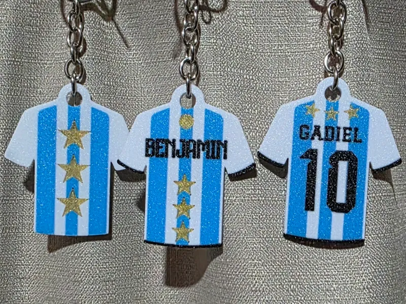 Argentina Shirt Keychain