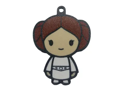 Star Wars Princess Leia Keychain