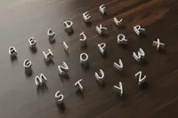 Alphabet style cartoon fin — photo 2