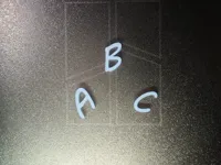 Alphabet style cartoon fin — photo 3