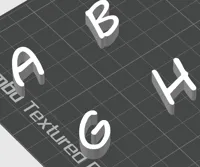 Alphabet style cartoon fin — photo 7