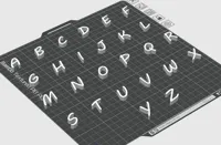 Alphabet style cartoon fin — photo 5
