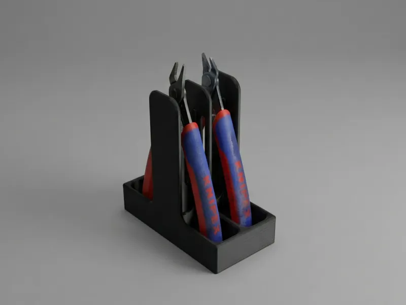 2-Pliers Desk Rack fast print