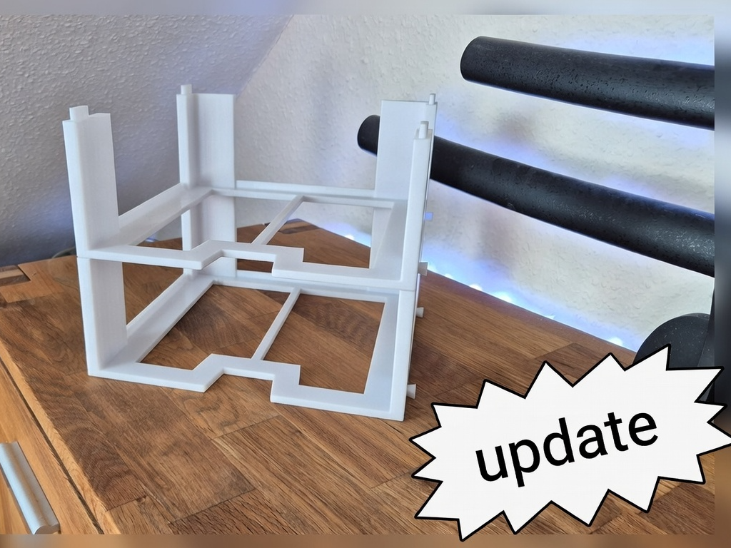 Simple filament shelf, stackable