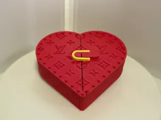 LV心形首饰盒