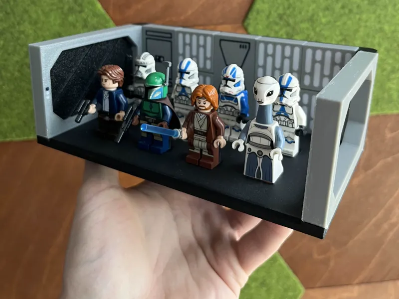 Brick Star Wars Figures Modular Stand - Venator
