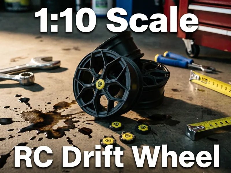 RC drift wheel 1:10 scale Lamborghini NL4 Forged W