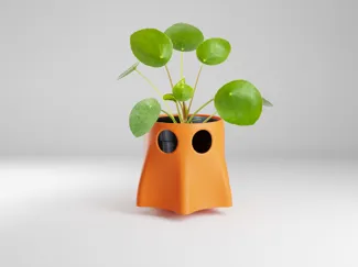 Halloween Ghost Planter