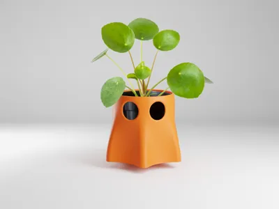 Halloween Ghost Planter