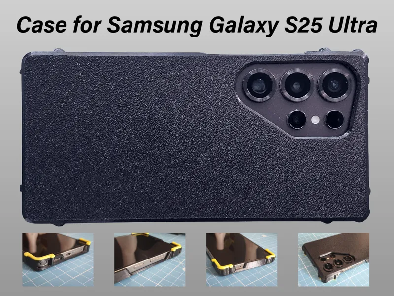 Rugged Bumper Case for Samsung Galaxy S25 Ultra