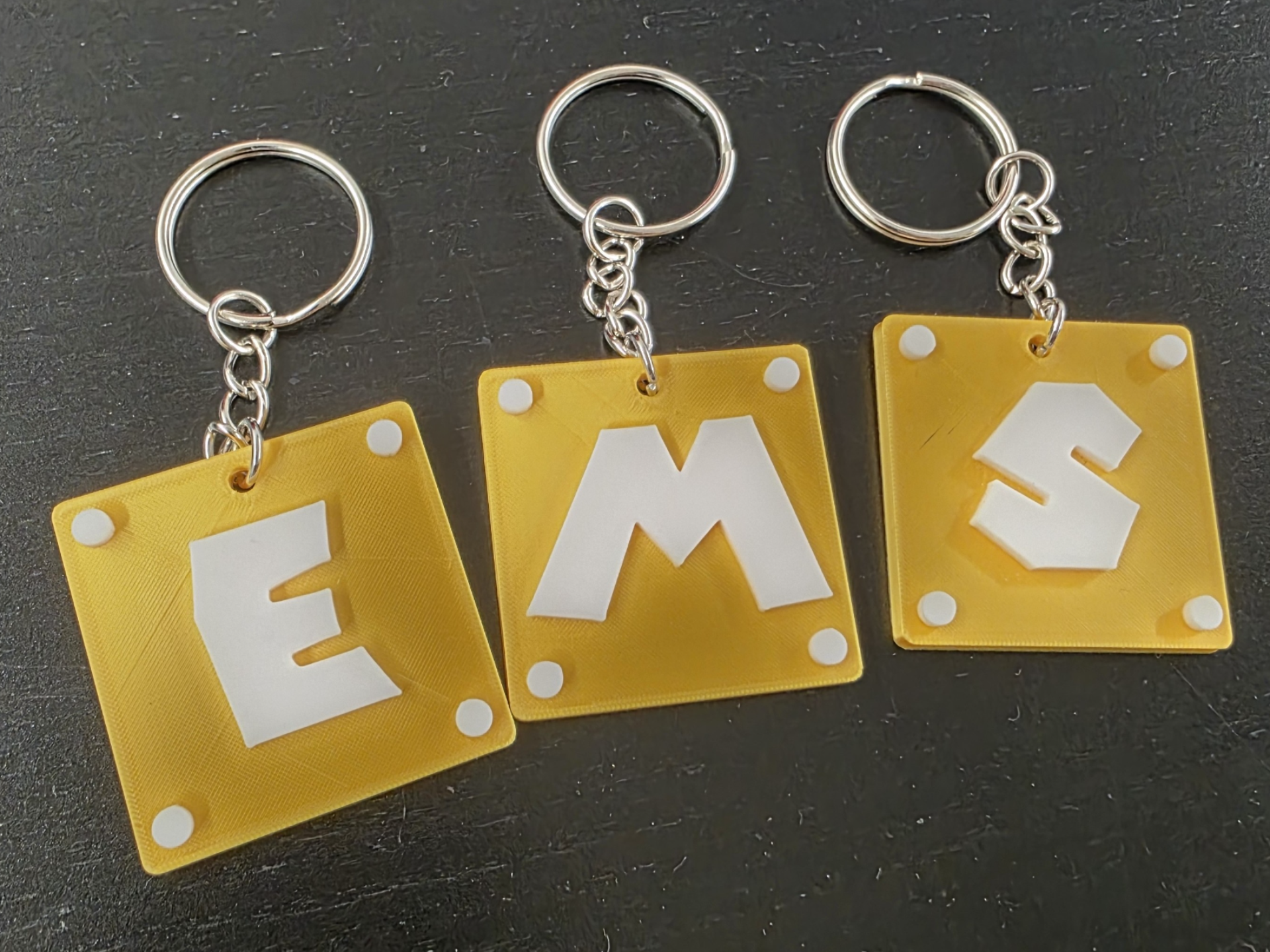 Super Mario Birthday Keychain