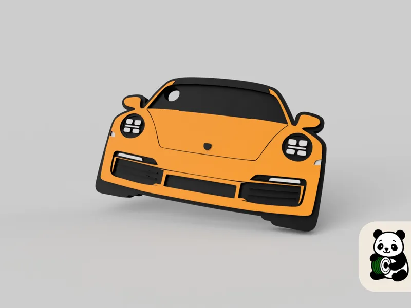 Porsche 911 Carrera - keychain