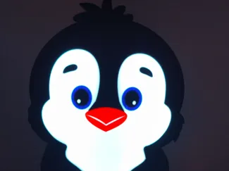 Cute Penguin Lamp