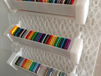 Swatch Holder - 40 Swatches - Hooks