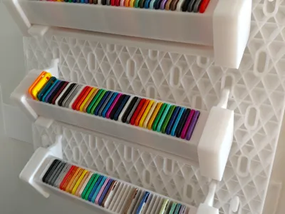 Swatch Holder - 40 Swatches - Hooks