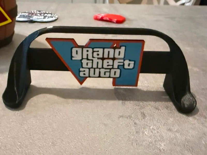 Supporto Controller PS5 logo GTA 6 VI SIX Stand 