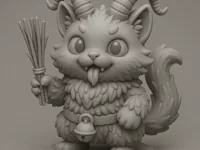 Chat Krampus malicieux — photo 1