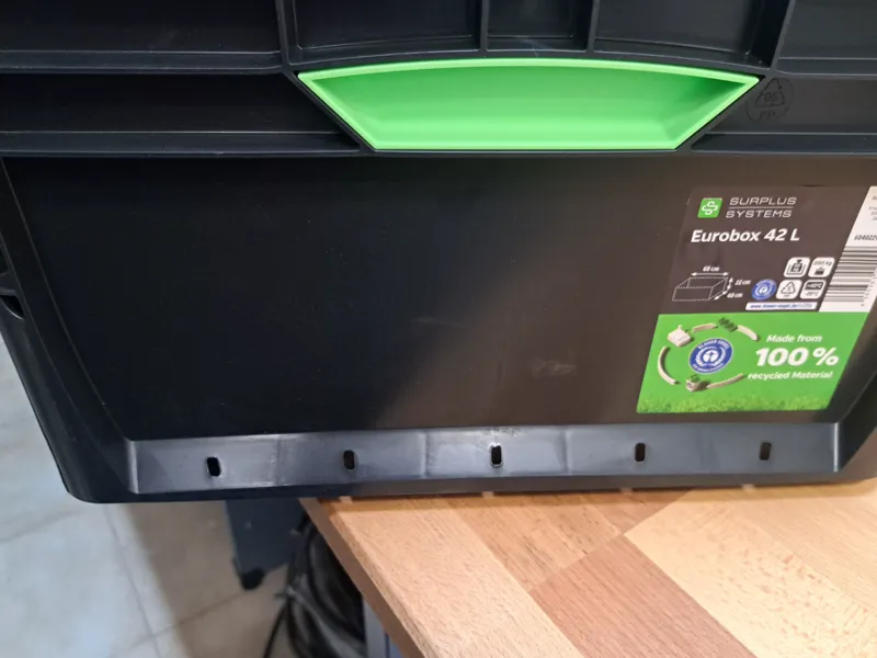 Griffmulde Staubschutz Eurobox