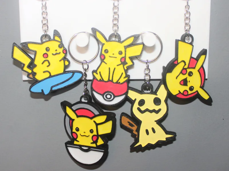 Porte clé Pikachu lot de 5