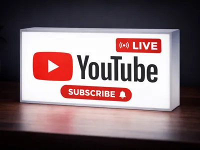 YouTube lightbox lamp