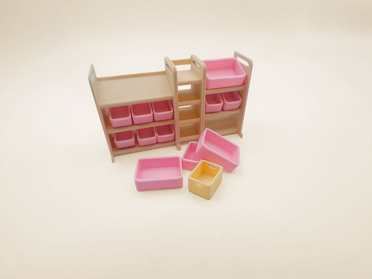 Modular Kids Toy Organizer System 1:12 1:18 1:6 - 1