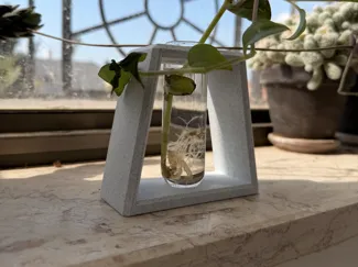 Minimalist Trapezoid 30mm Test Tube Holder
