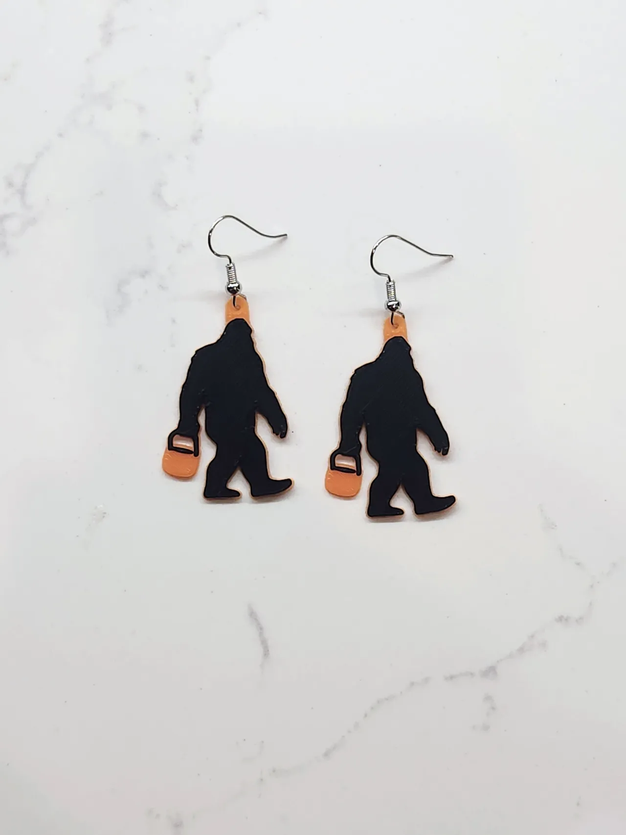 Big Foot Trick Or Treating Earrings view 2