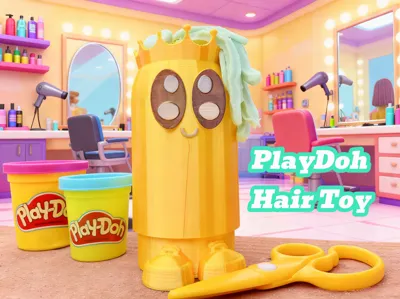 Playdoh Hair Style Playset!